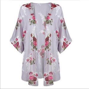 Lilac and Rose Women’s Kimono
